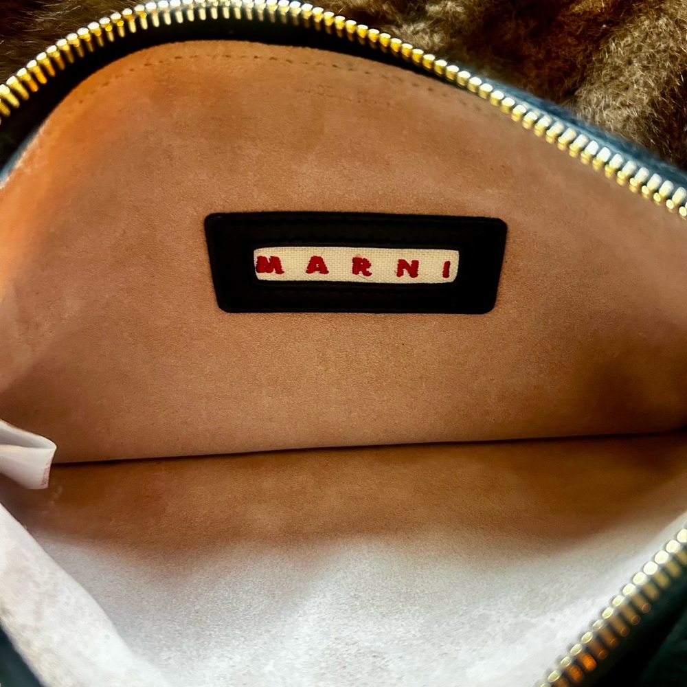 Marni Floral & Fur Wristlet - Picture 2 of 6